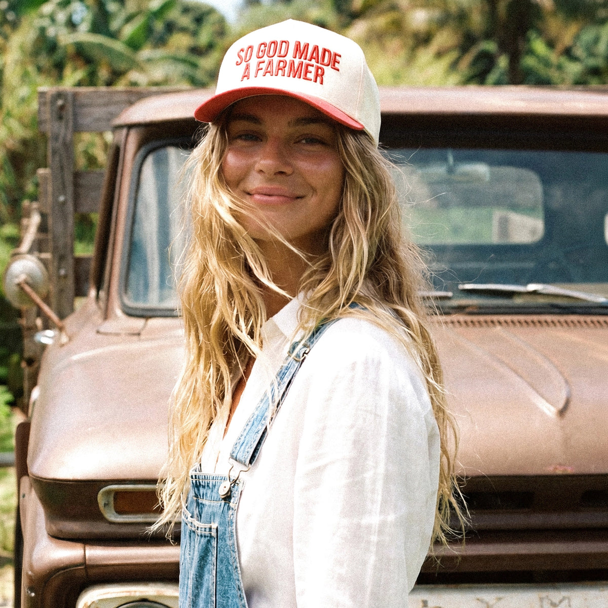 So God Made A Farmer Trucker Hat