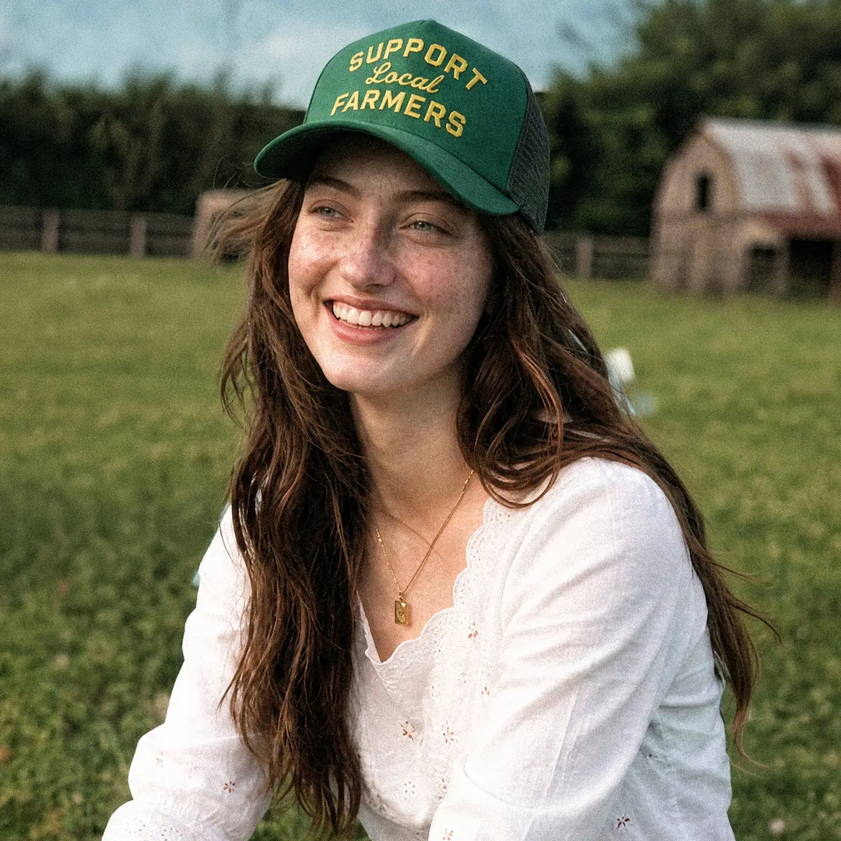 Support Local Farmers Trucker Hat