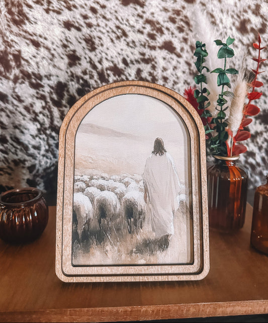 The Good Shepherd and His Sheep Art