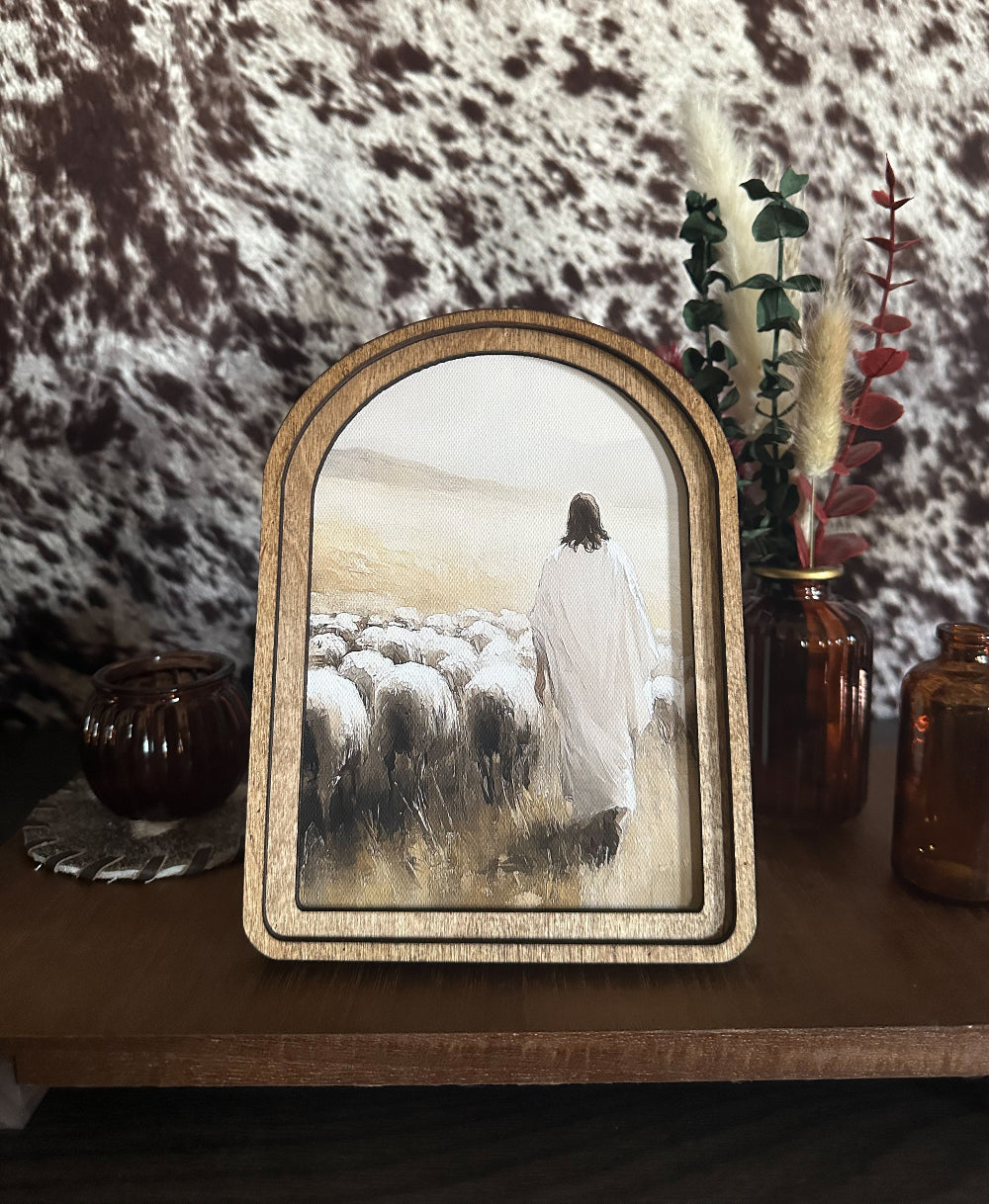 The Good Shepherd and His Sheep Art