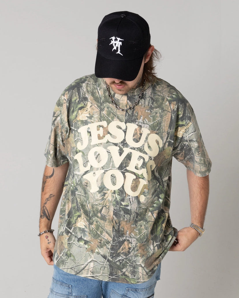 Jesus Loves You Camo Tee