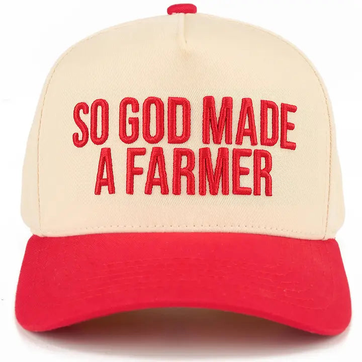 So God Made A Farmer Trucker Hat